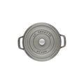 STAUB La Cocotte 5.25 L Cast Iron Round Cocotte, Graphite-Grey