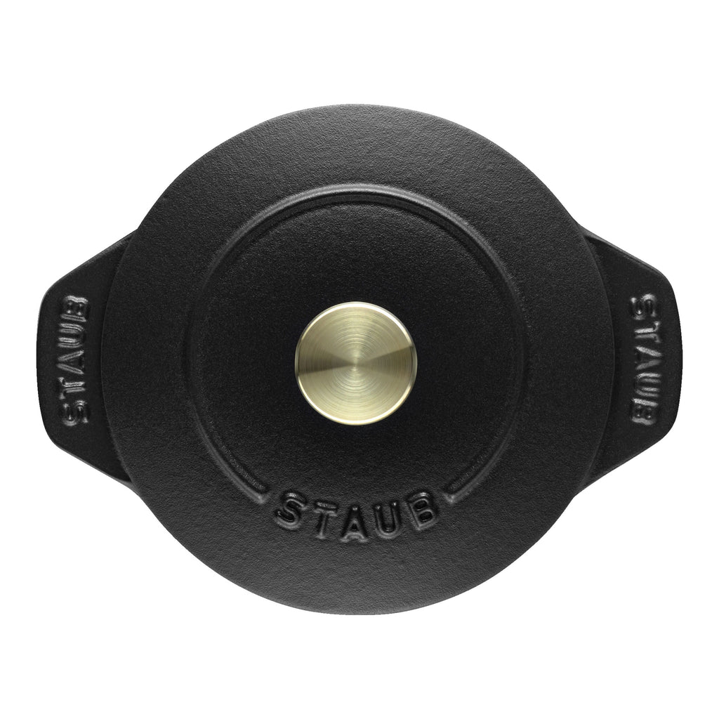 STAUB La Cocotte 725 mL Cast Iron Round Rice Cocotte, Black