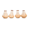 Tonga Buhera Natural Basket Vase | Beaded