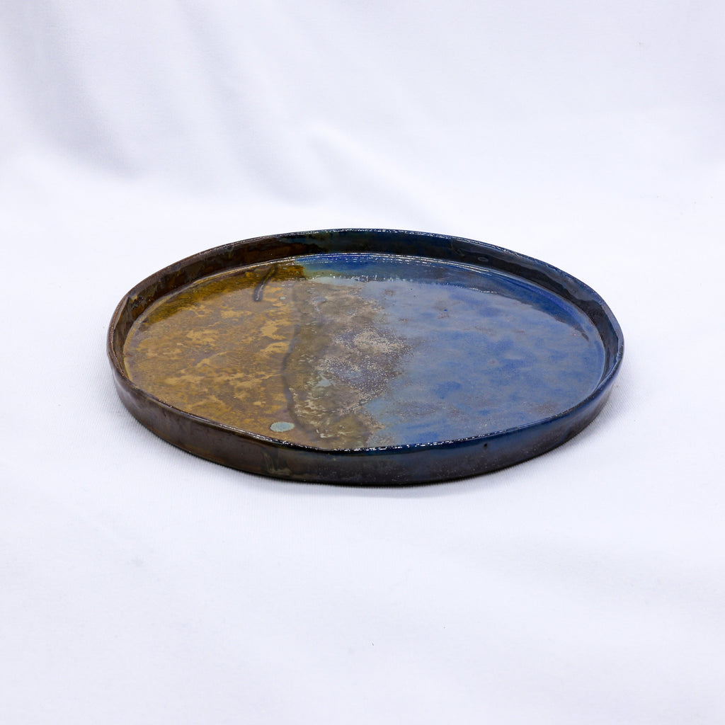 Handmade Oceanis Ceramic Dinner Plate