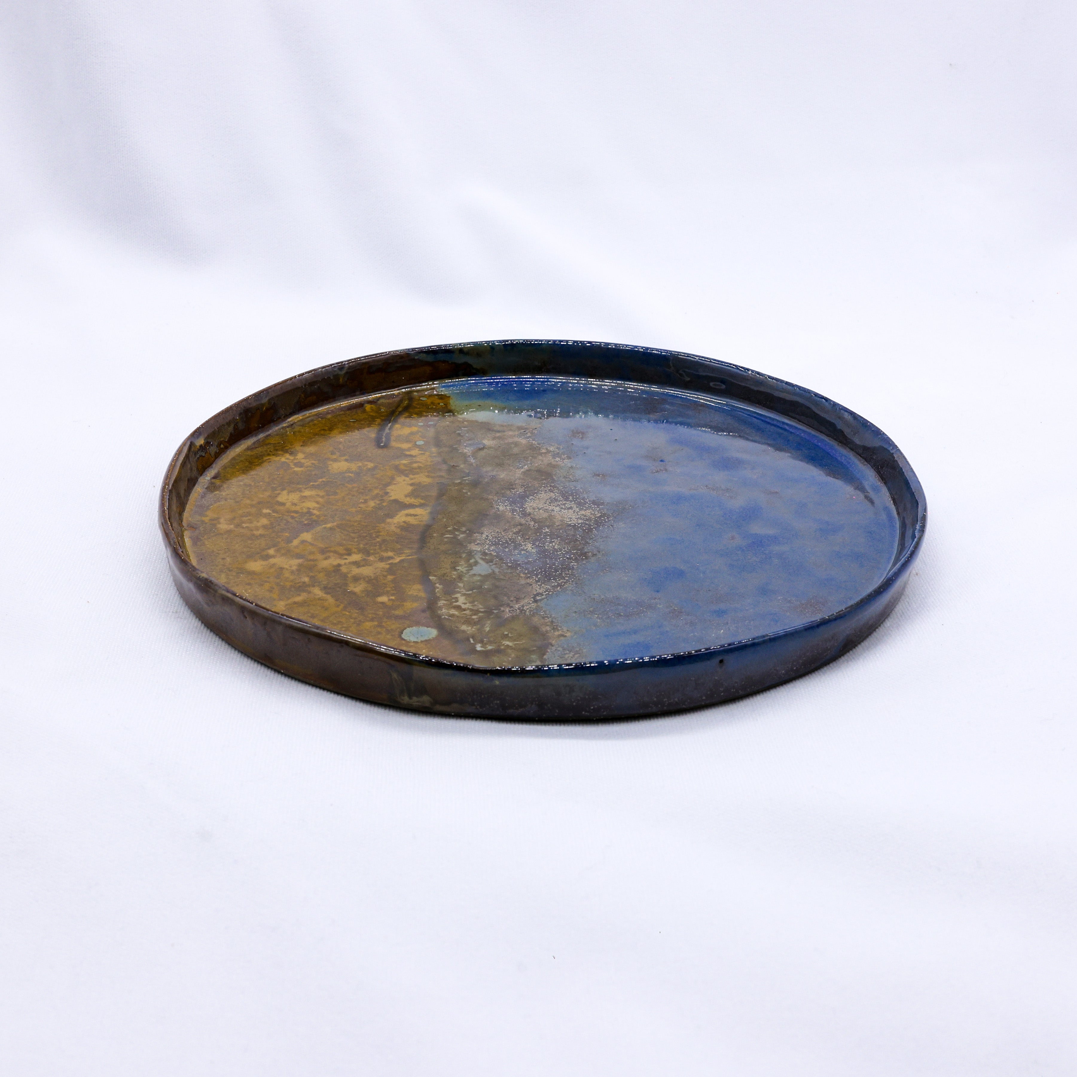 Handmade Oceanis Ceramic Dinner Plate