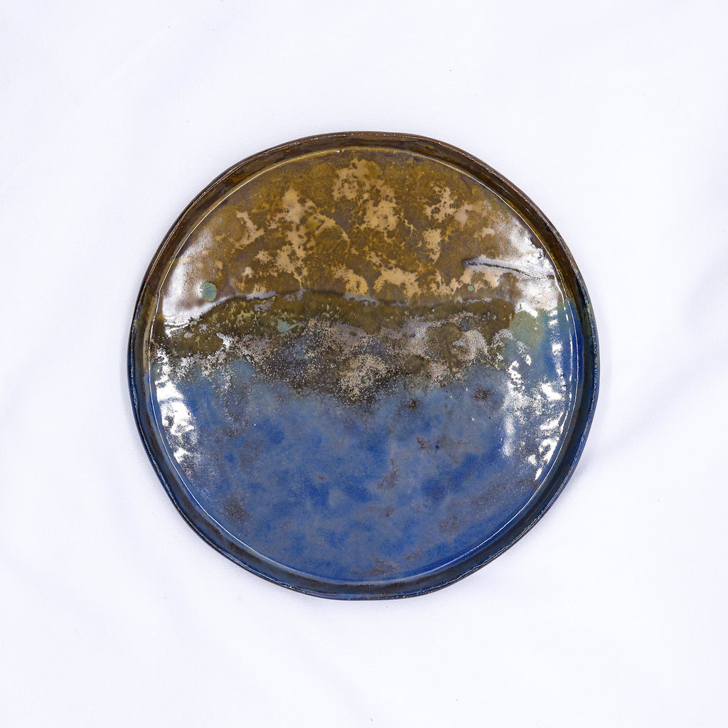 Handmade Oceanis Ceramic Dinner Plate