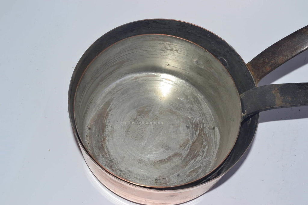 Set of Cooking pans of copper