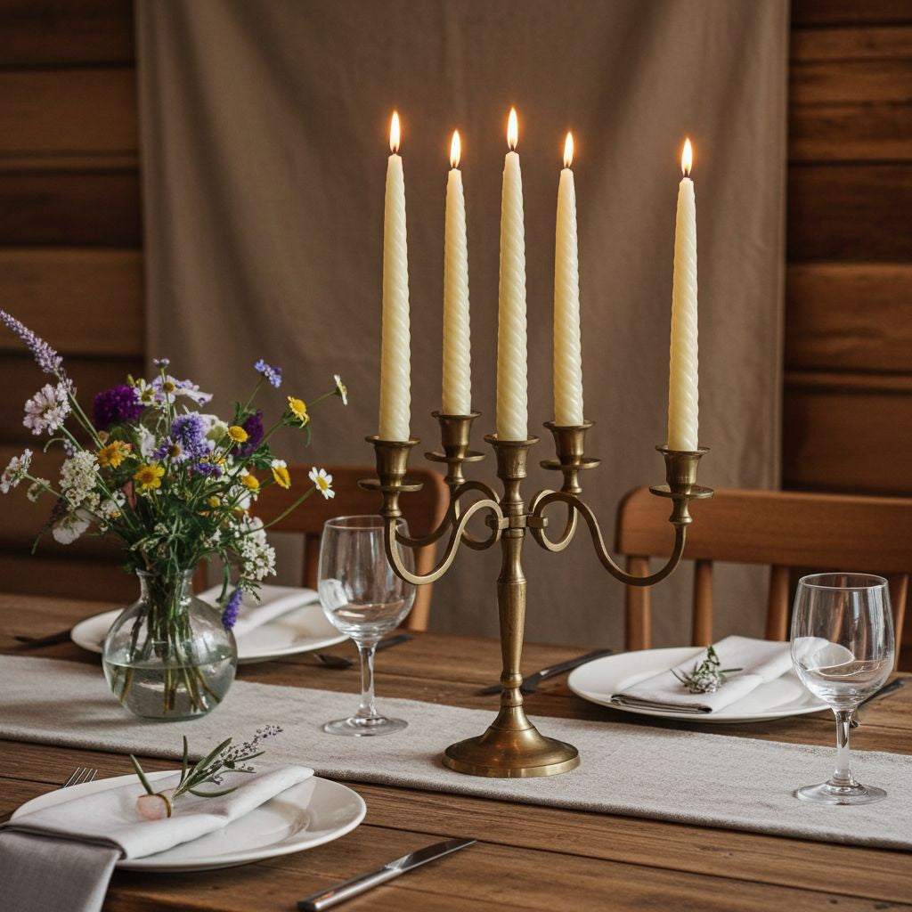Beeswax Taper Candles